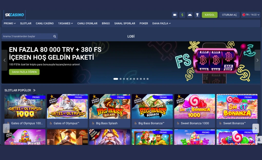 1xcasino masaustu